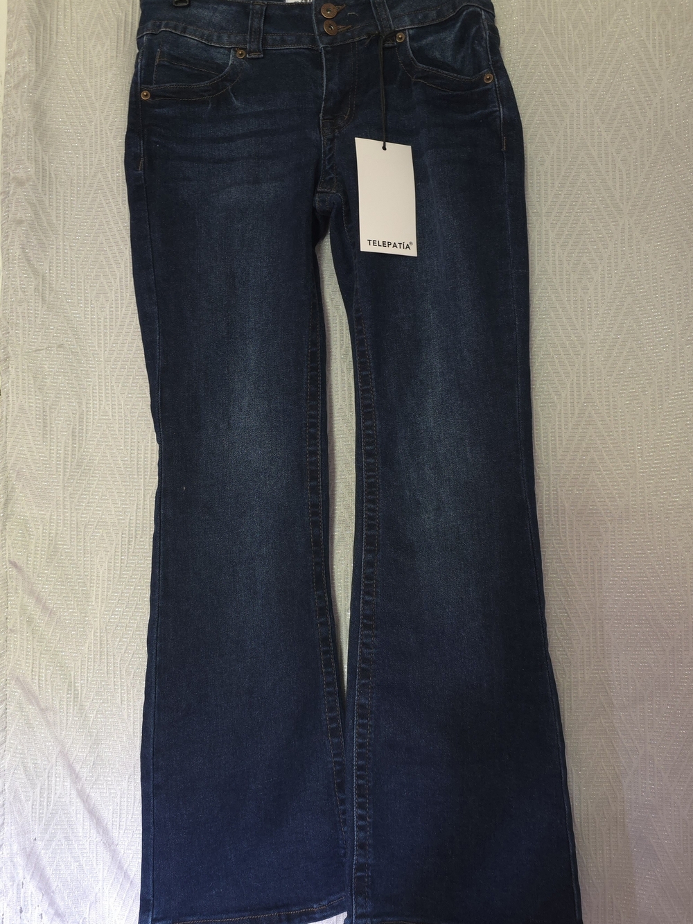 Telepatía Women's Dark Indigo Wide Leg Jeans